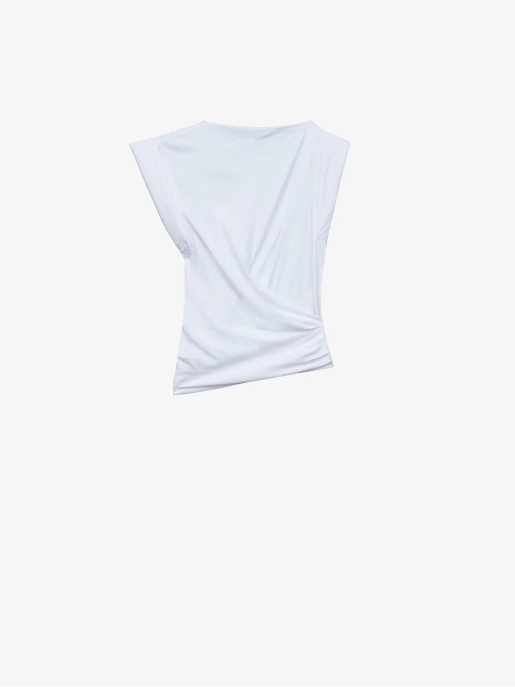 Isabel Marant White Rolled Sleeve Masian T-Shirt